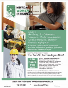 NVWIT Women in Re Entry Flyer