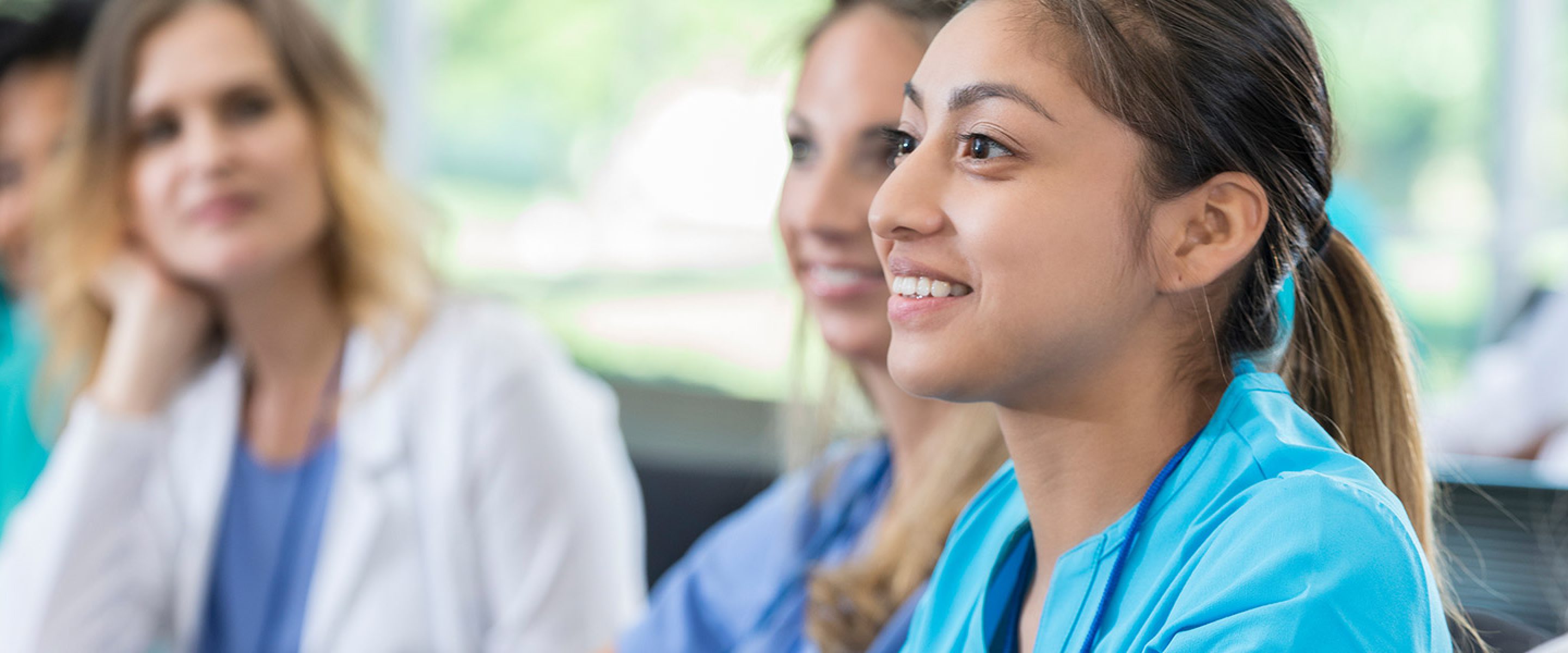 Nursing students in class